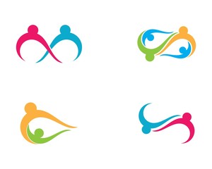 community care Logo template