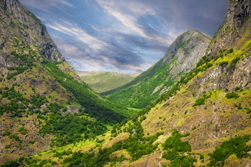 Obraz premium Valley And Mountain, Norway