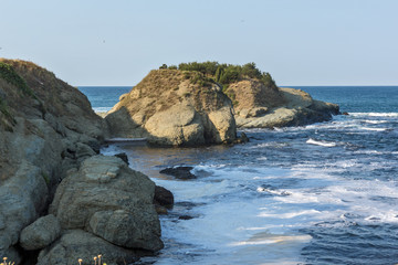 Seascape with Bird island near town of Tsarevo, Burgas Region, Bulgaria
