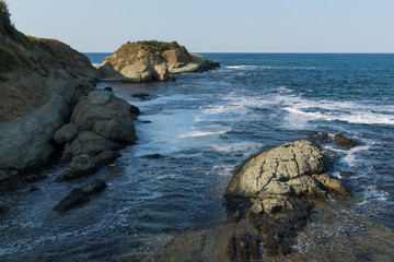 Seascape with Bird island near town of Tsarevo, Burgas Region, Bulgaria