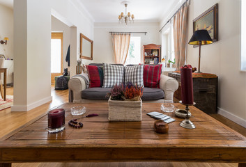Living room interior.