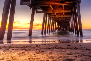 Fotobehang Henley Beach Sunset © Giuseppe