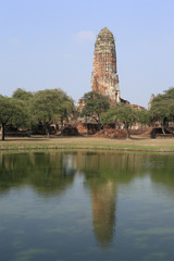 Fototapeta premium Wat Phra Ram in Ayutthaya historical park