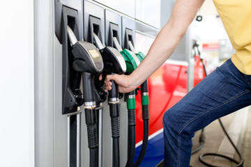 Gas station - refueling. 