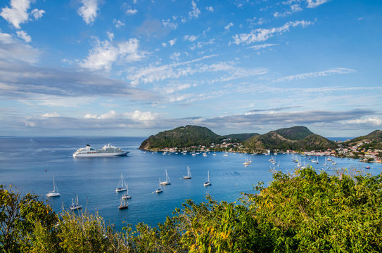 Les Saintes from Guadeloupe island one of the Most Beautiful Bays of the World