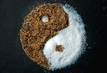 Salt and Pepper Yin Yang