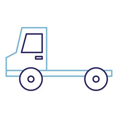 delivery truck vehicle icon vector illustration design