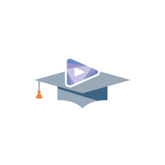 Video Education Logo Icon Design