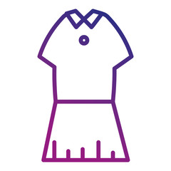 Obraz premium elegant femenine costume icon vector illustration design