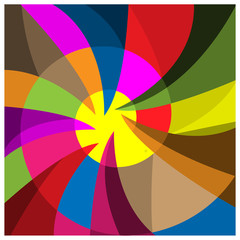 Obraz premium Colorful rays background for your party flyers.