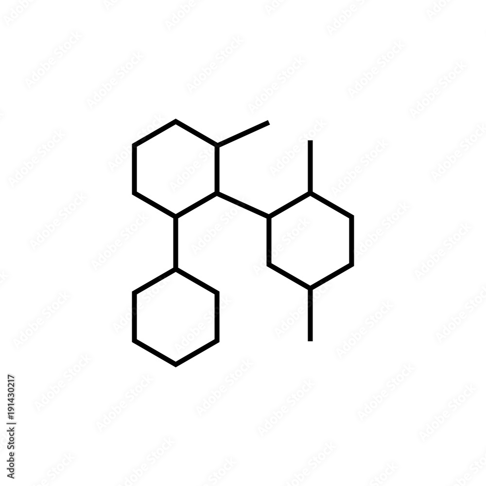 Poster honeycomb icon. element for mobile concept and web apps. thin line icon for website design and devel