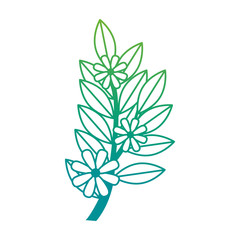 tree floral plant isolated icon vector illustration design