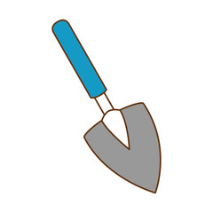 gardening shovel isolated icon vector illustration design