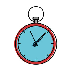 time clock isolated icon vector illustration design