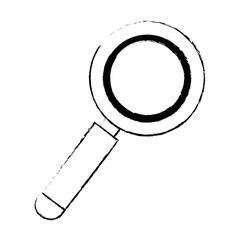 magnifying glass isolated icon vector illustration design