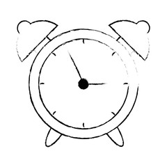alarm time clock isolated icon vector illustration design