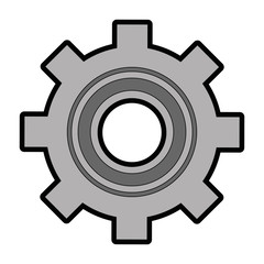gears machinery isolated icon vector illustration design