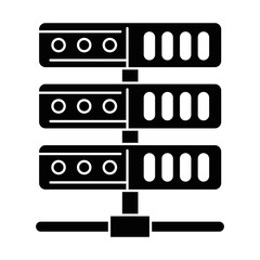 data server isolated icon vector illustration design