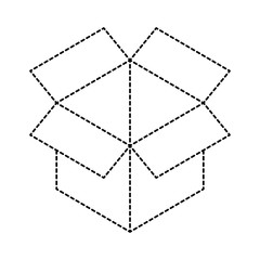 box packing isolated icon vector illustration design