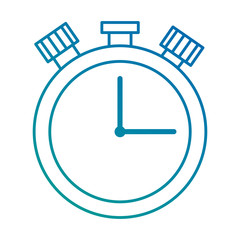 chronometer time clock isolated icon vector illustration design