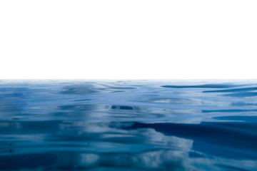 Obraz premium Blue sea wave ripple with background