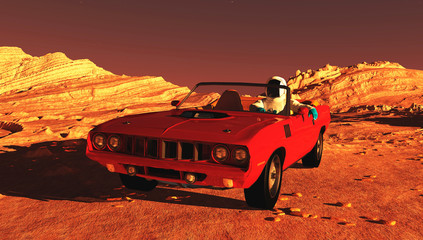 The car on Mars © Sergey Drozdov