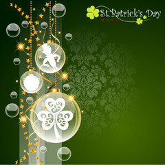 Abstrackt of St.Patrick's Day Background. Vector and Illustration, EPS 10.