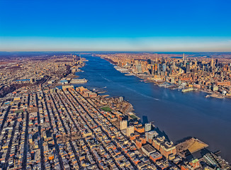 New Jersey New York aerial