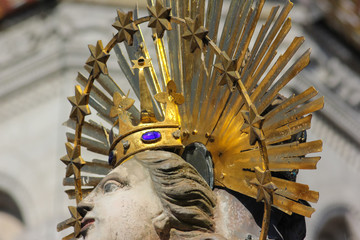 historical fountain details ornaments and objects