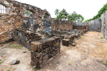 Abandoned Prison in Salvation's Islands, French Guiana.