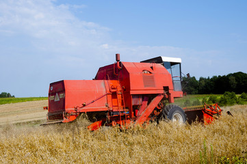 Combine Harvester - Poland © Adwo