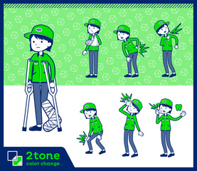 2tone type Delivery women_set 08