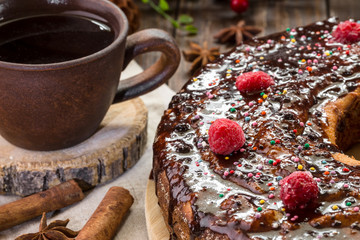 An image with a curd cake.
