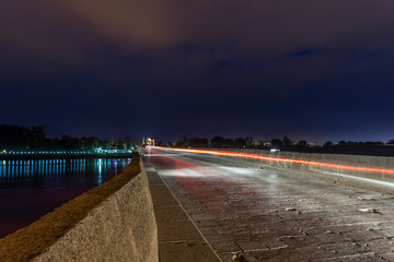 Meric Bridge on Meric River in Edirne, Turkey