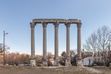 Temple of Tyche, goddess of fortune, Roman in Uzuncaburc