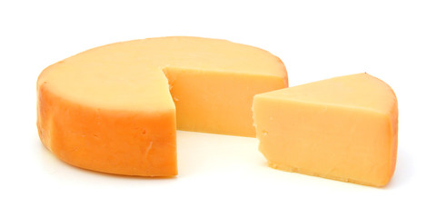 Cheese isolated on white