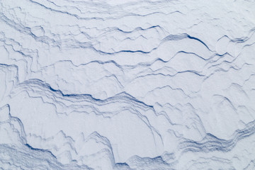 Image with a snowy texture