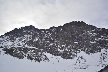 Fototapeta na wymiar Snow mountain