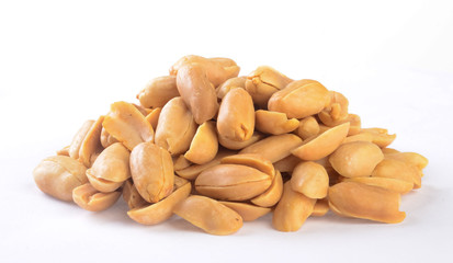 peanuts or roasted peanuts on a background.
