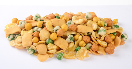 nuts or mixed nuts on a background.