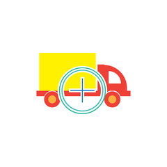 Target Delivery Logo icon Design