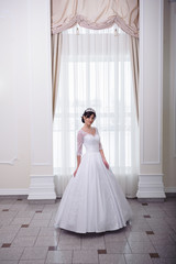 Beautiful bride in hall
