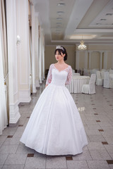 Beautiful bride in hall