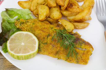 filet de poisson pané