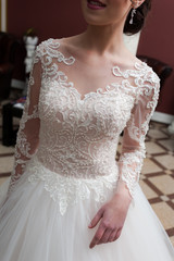 Beautiful bride wedding day