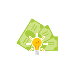 Idea Money Logo Icon Design