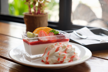 Assorted fruit mousse  cakes
