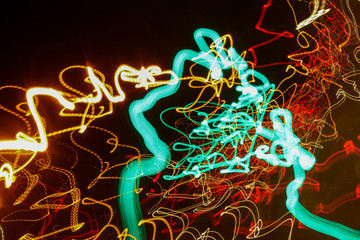 Street Light Streaks