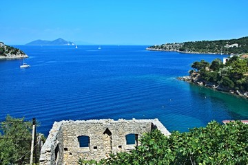Fototapeta na wymiar Greece,island Ithaki-view of the island Atokos