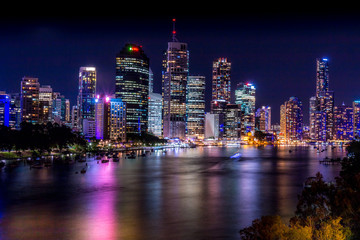 Fototapeta na wymiar Brisbane Lights